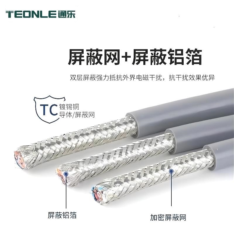 絞距緊密 抗干擾強 高柔性編碼線TRVVSP動力拖鏈線